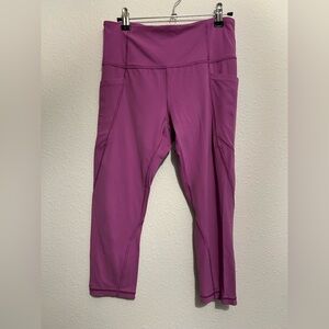 #1008 Athleta Vibrant Purple Leggings medium